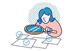 reviewのイラスト