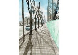 sidewalkのイラスト