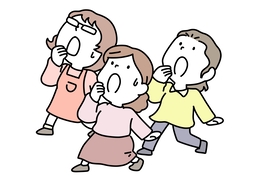 simultaneousのイラスト