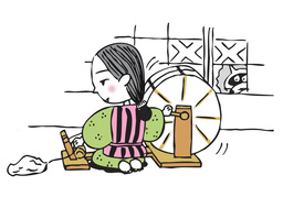 spinningのイラスト