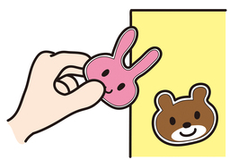 stickerのイラスト