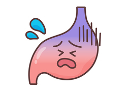 stomachacheのイラスト
