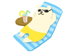 sunbatheのイラスト