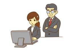 supervisoryのイラスト