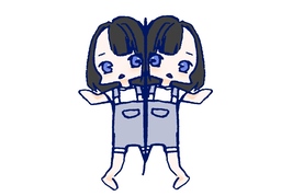 symmetricalのイラスト