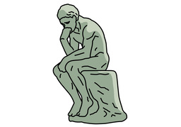 thoughtfulのイラスト