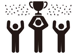 triumphantのイラスト