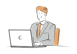 typingのイラスト