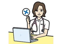 unfavorableのイラスト