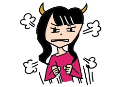 upsetのイラスト