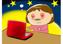 workaholicのイラスト