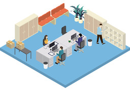 workplaceのイラスト